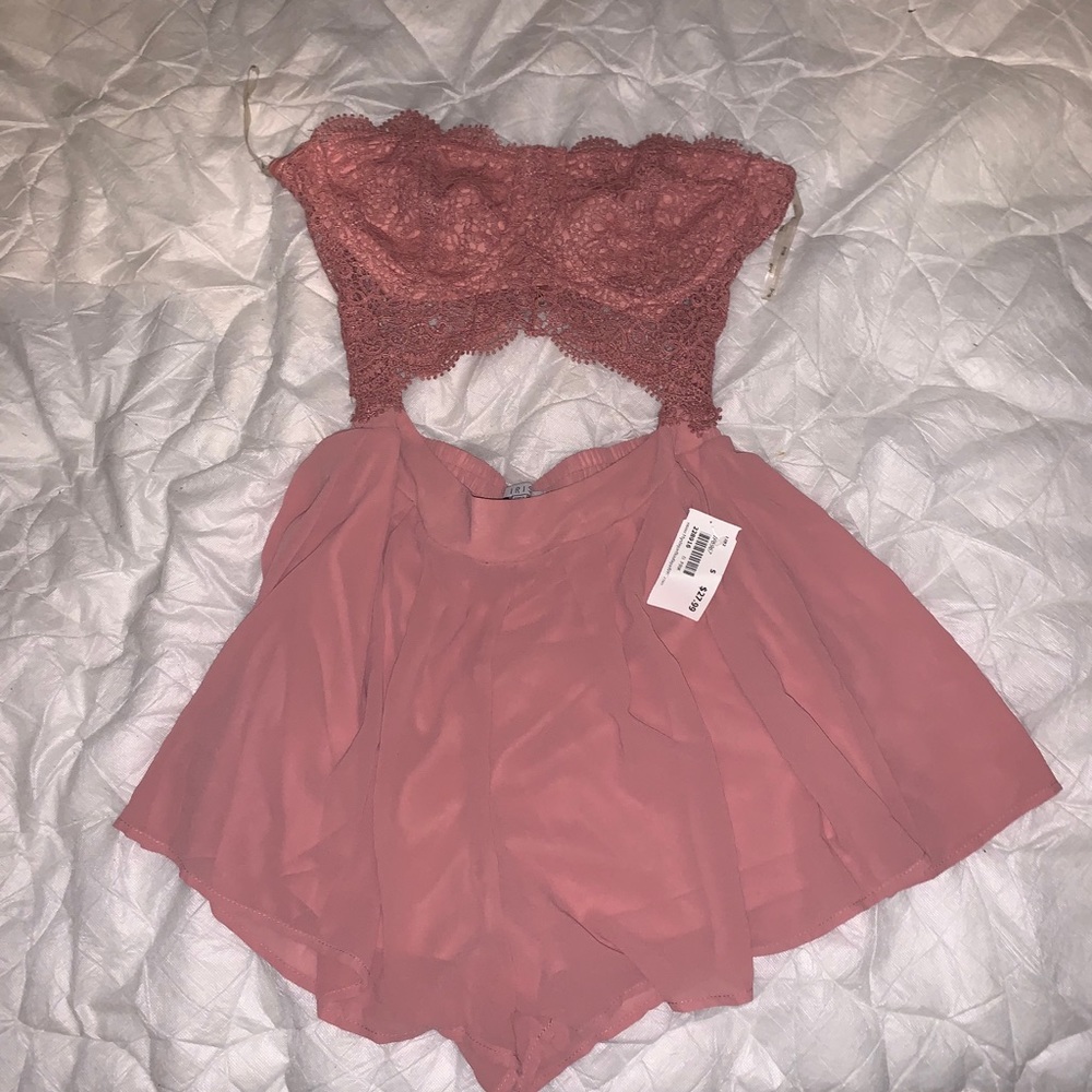 Blush/ Nude romper